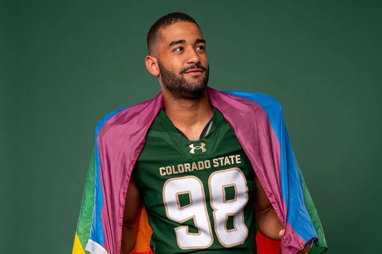 Kennedy McDowell is an out gay player on the Colorado State Rams