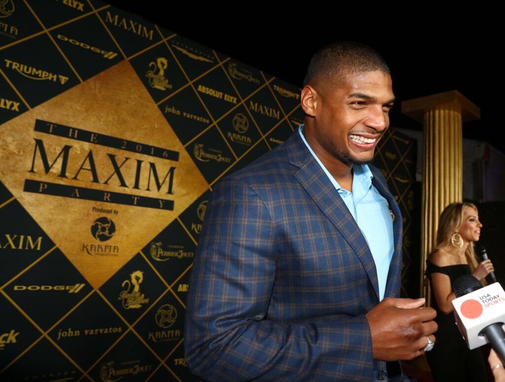 Michael Sam came out prior to the 2014 NFL Draft.