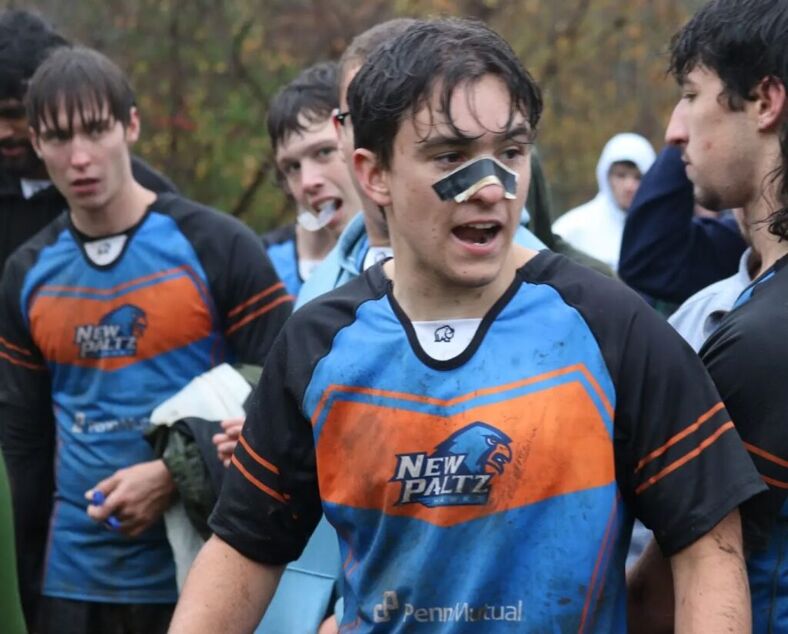 Caleb Persanis on the rugby field