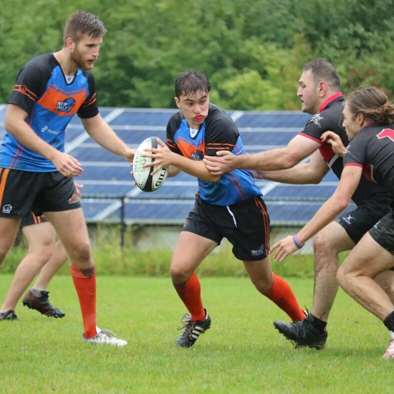 Caleb Persanis is the captain of SUNY, New Paltz's rugby team.