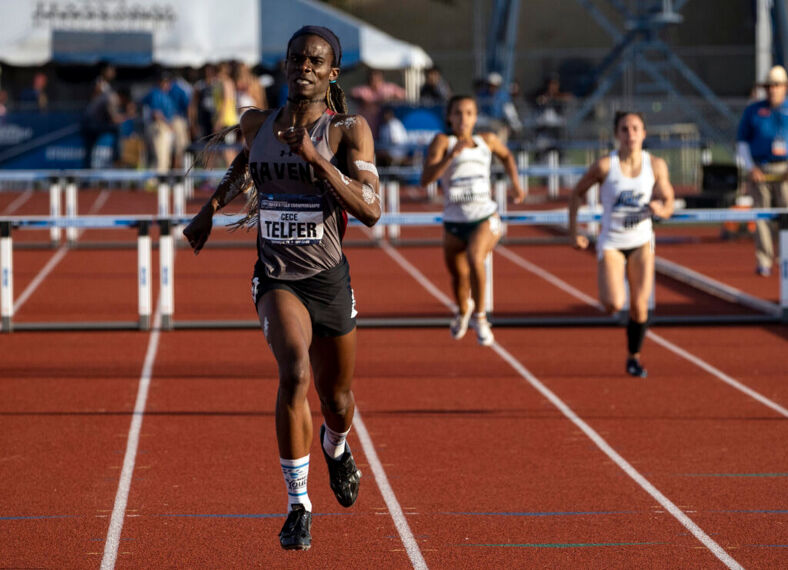 In 2019, CeCé Telfer became the first trans woman student-athlete to win an individual NCAA title.