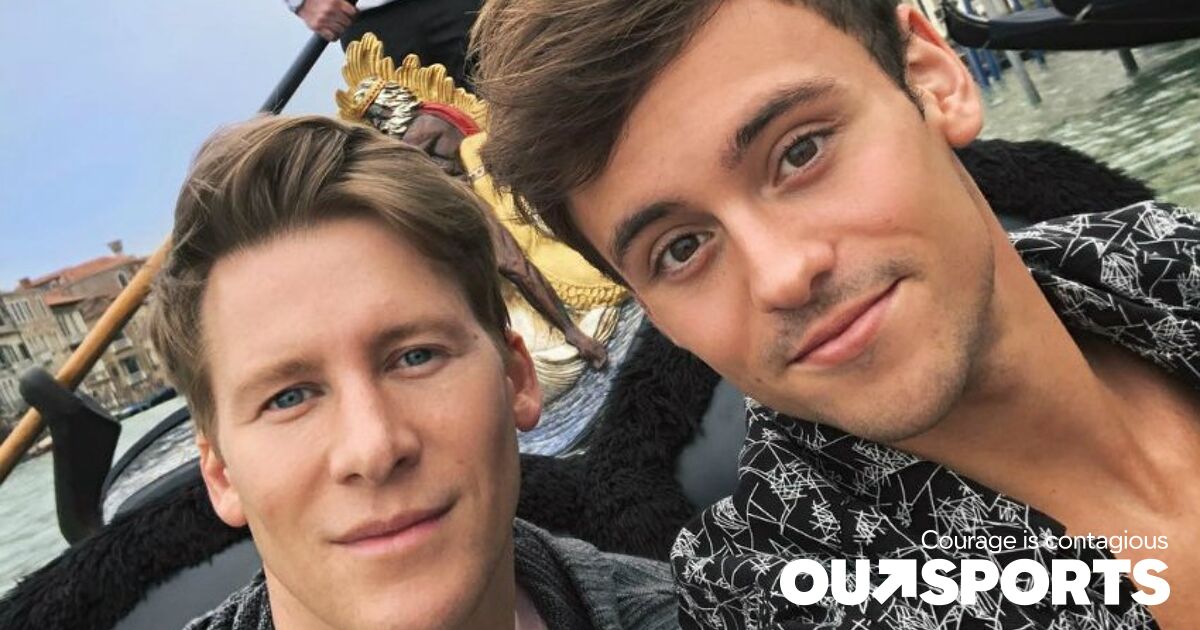 Tom Daley discovers his mom initially thought he was setting Lance Black up with her