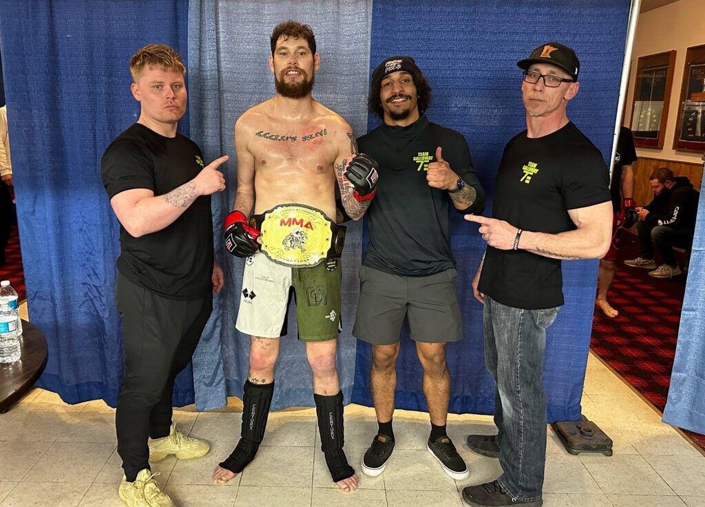 Cody Galloway with his belt
