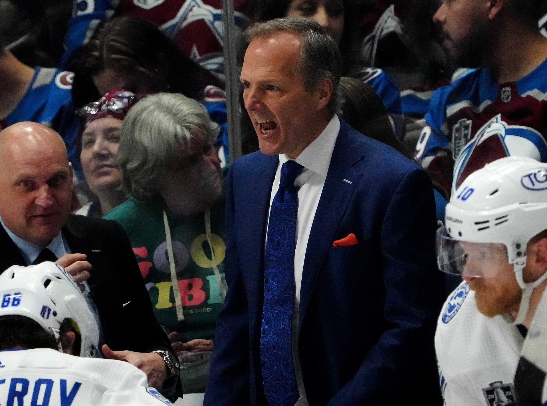 Jon Cooper of the Lightning explains 'put skirts on' goalies quip