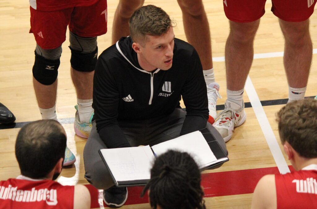 Natan Matthews is the men's volleyball coach at Wittenberg University in Ohio.