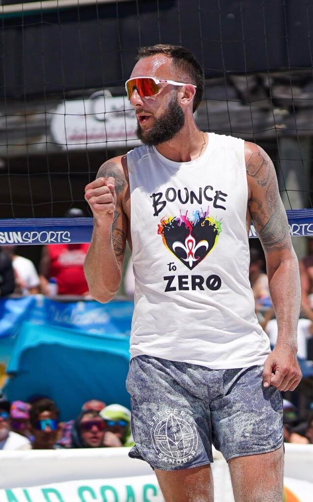 Pro beach volleyball player advocates for those with HIV - Outsports