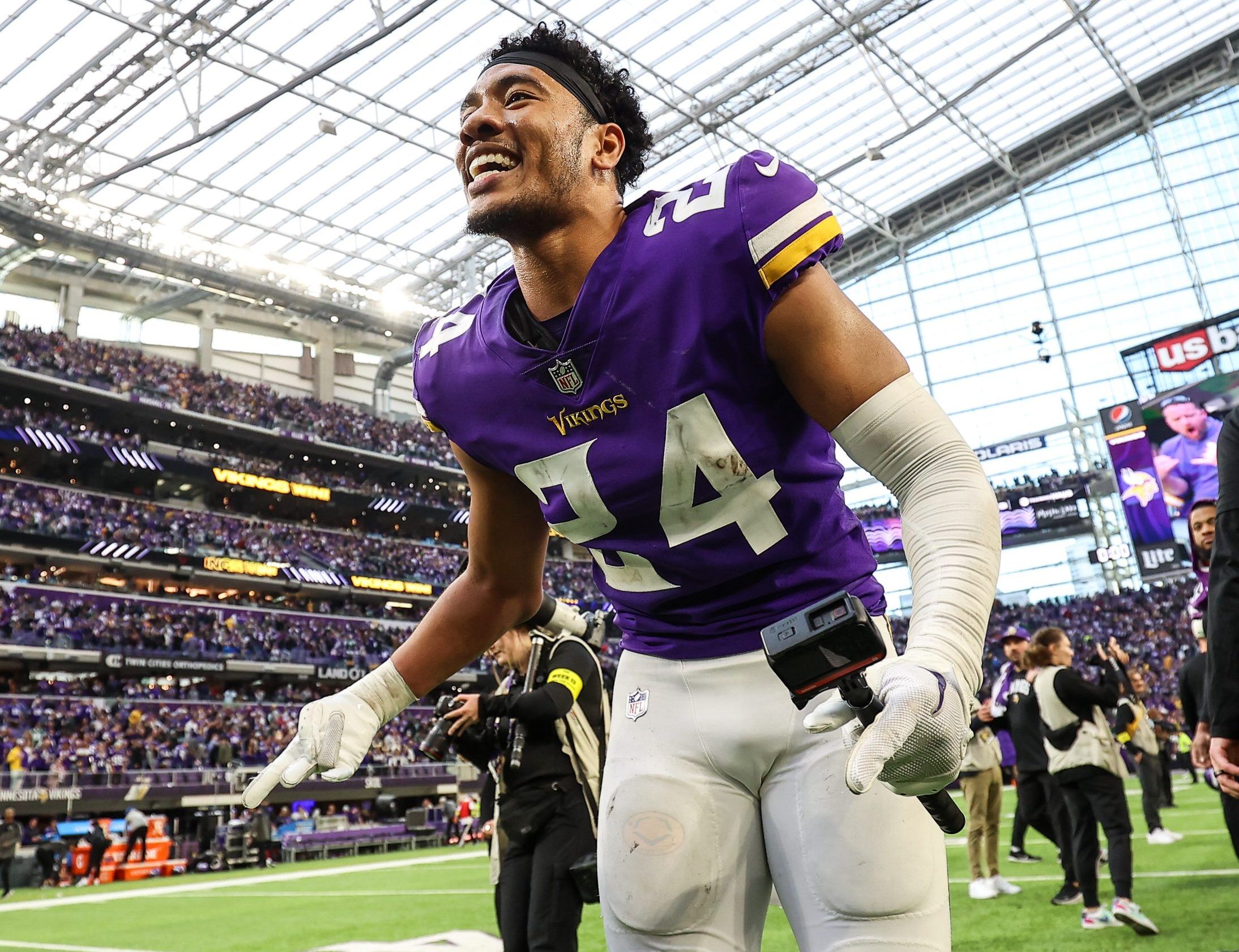 Minnesota Vikings Cam Bynum brings celebrations to NFL Playoffs Outsports