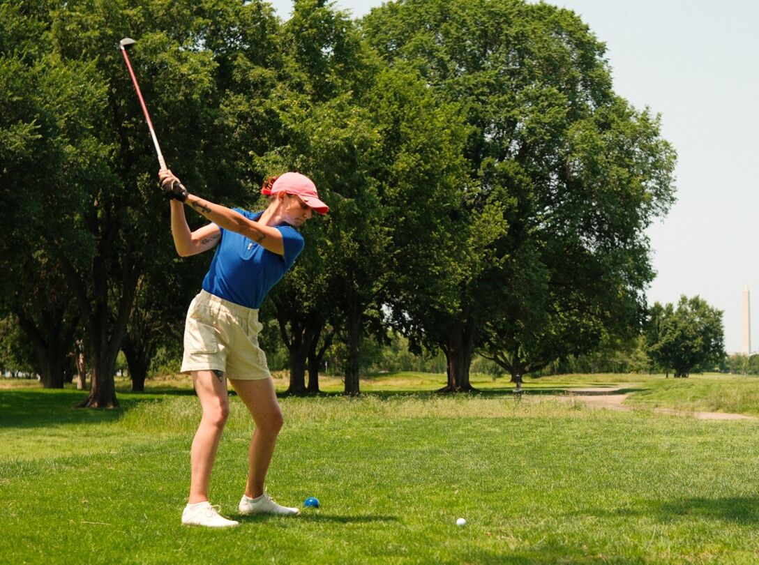 Benni Wescott on the golf course